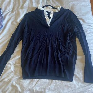 Light navy sweater